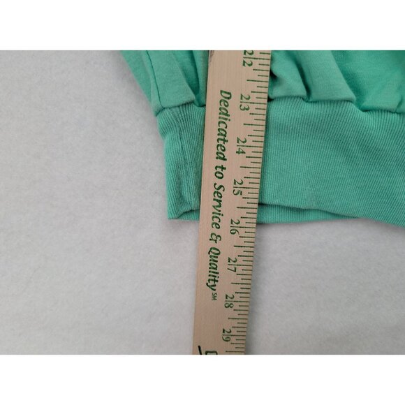 Camberly Knits Vintage 80s 90s Men's Shirt Size XL Green Yellow Collared - Picture 10 of 12